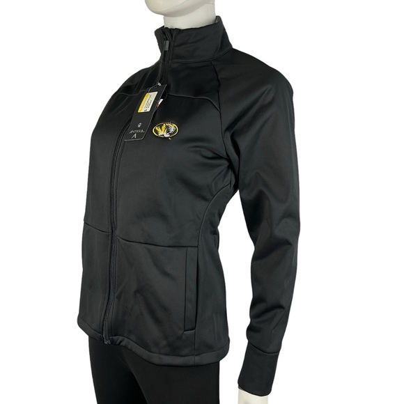Antigua Black Fleece Golf Jacket University of Missouri Womens Size‎ S NWT - Picture 5 of 12